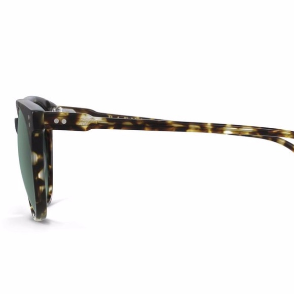 RAEN Tortoise Shell Sunglasses with Green Lenses - Picture 2 of 4